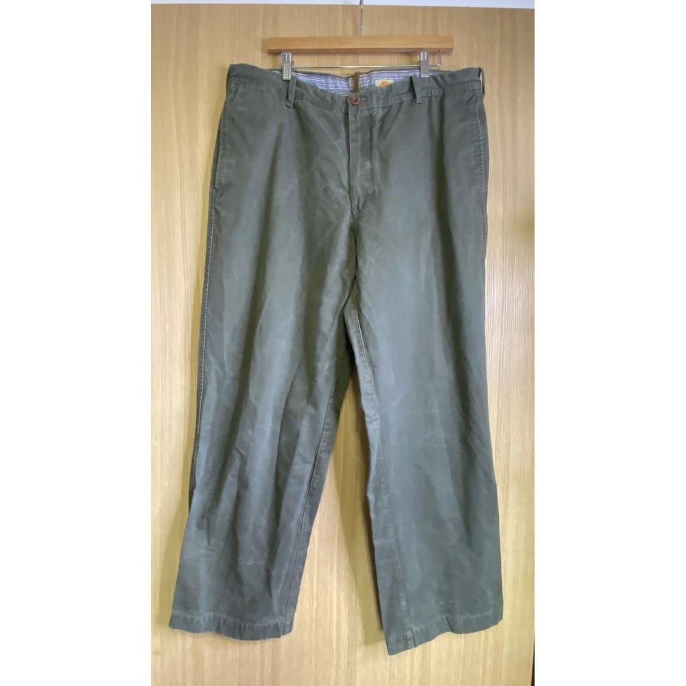 Timberland Mens 40/32 Pants Olive Green Cotton Canvas Straight Leg Workwear Y2K